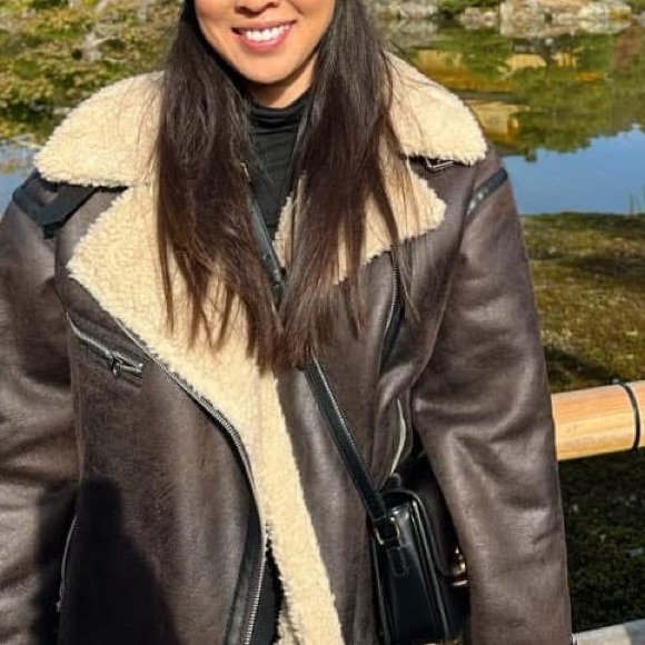 ZARA JACKET WITH SHEARLING - Picture 2 of 5